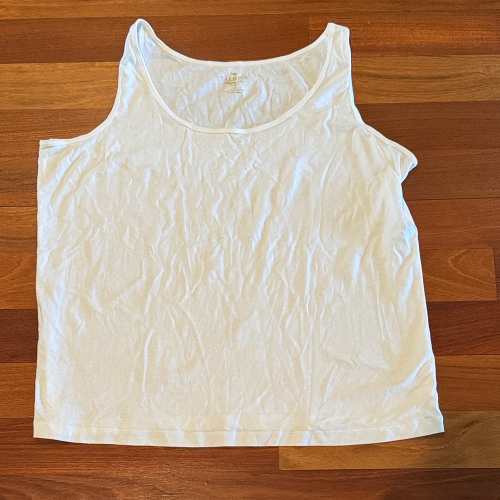 Talbots White Sleeveless Women's Top
